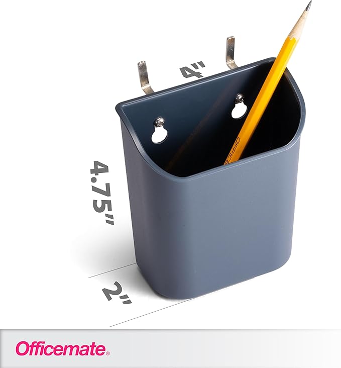 Officemate Cup Organizer, 3 Pack, Pegboard/Slatwall Organizer for Office, Classroom, Workbench, Kitchen, Craft Room, and Garage (92580)