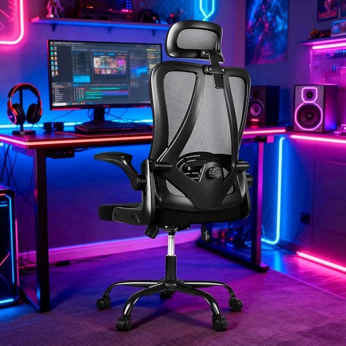 Office Chair, Gaming Chair Desk Chair Comfy Computer Chair Ergonomic Office Chair Mesh Office Chair 400 LBS with Rolling for Gaming Home and Office