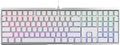 Cherry MX 3.0 S Wired Mechanical Gaming Keyboard. Aluminum Housing Built for Gamers w/MX Red Switches. RGB Backlit Color Display Over 16m Colors. from The Makers of MX. Full Size. Pure White.