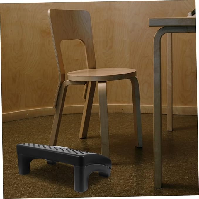 STOBOK 1pc Household Foot Stool Non-Slip Design Ergonomic Foot Rest for Office Home Use for Pain Relief Stylish and Portable