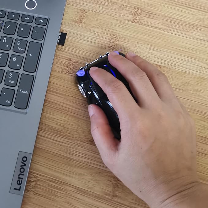 Car Mouse for Computer, Cool and Cute Car-Shaped Mouse, Wireless 2.4Ghz Optical Mice for Laptop PC Mac (Black)