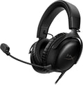 HyperX Cloud III – Wired Gaming Headset, PC, PS5, Xbox Series X|S, Angled 53mm Drivers, DTS, Memory Foam, Durable Frame, Ultra-Clear 10mm Mic, USB-C, USB-A, 3.5mm – Black (Renewed)