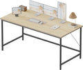Mericonia 55 inch Computer Desk, Gaming Desk for Small Spaces, Modern Simple Style Table for Home Office, Study Student Writing Table