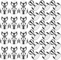 30 Pcs Fridge Magnets, Refrigerator Magnets, Small Strong Magnets, Whiteboard Magnets for Fridge, Magnetic Push Pins for Locker, Kitchen Decor and Accessories, Office, Classroom Organization