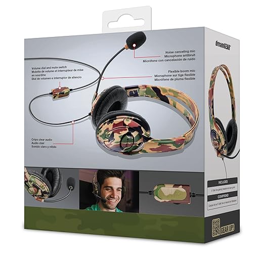 dreamGEAR X-Talk One Wired Headset with Microphone for Xbox One - Xbox One (Camo)