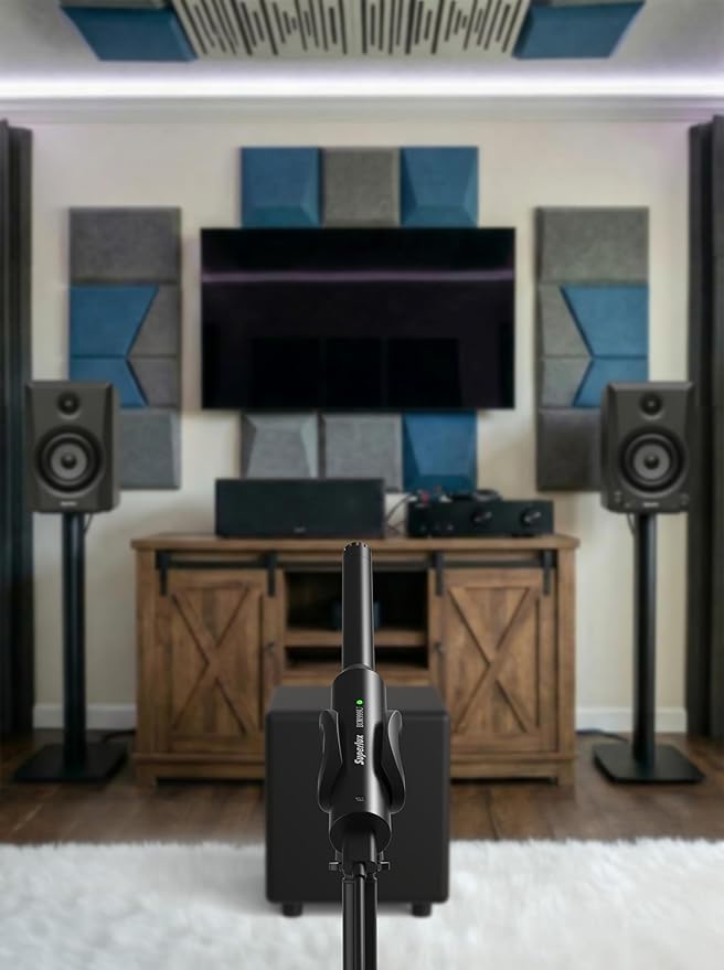 Superlux ECM999U USB Measurement Microphone Set, Omni Free-Field Condenser Mic for Room Acoustic Analysis, Speaker Testing, Measurement & Recording, USB-C Plug-and-Play, 24-Bit/48kHz, Win/Mac