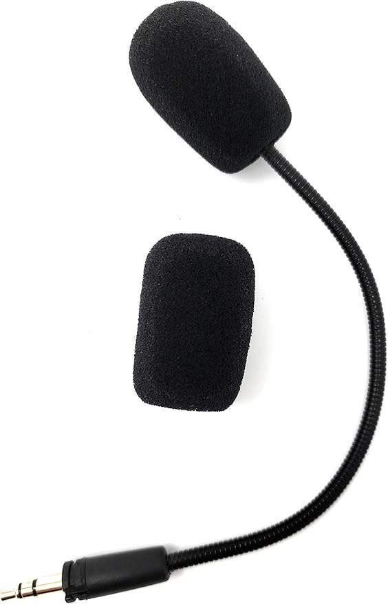 TNE 2-Pack Replacement 3.5mm Game Mics Microphone Boom for Turtle Beach Ear Force XO Four & Recon 150 50 50X 50P 60P Camo Xbox One PS4 Gaming Headsets Premium with Lock