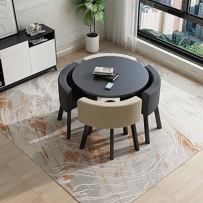 Computer Desk, Vanity Desk, Bedside Tables,Family Dining Room Furniture Set, 1 Table, Kitchen Bar Balcony Bedroom Library Billiards Hall Office 16
