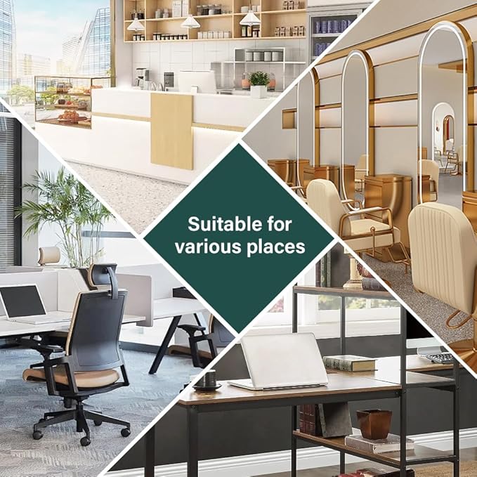 BFTOU Black Drafting Chair with Back Tall Adjustable Rolling Stool with Footrest Thick Seat Cushion Office Desk Chair for Shop Salon Bar Kitchen Studio Home