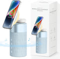 COLSUR Bluetooth Speaker, Magnetic Wireless Charger, Bluetooth Speakers with Night Light, 2 in 1 Wireless Charging Station for iPhone 17/16/15/14/13/12 Series, AirPods Pro 2/4/3/2（Gift Ideal）