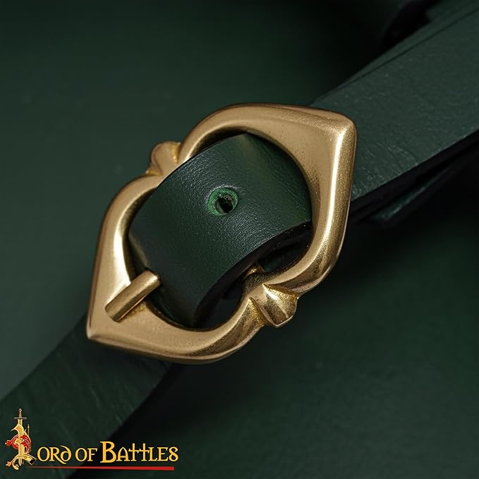 Lord of Battles Adventurer's Book or Diary Holder Handcrafted from Genuine Leather 13x18cm (Green)