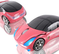 elec Space Wireless Mouse, 2.4GHz Car Wireless Mouse Cool 3D Sport Ergonomic Optical Cordless Mice with USB Receiver for PC Laptop Computer Women Small Hands (pink1)