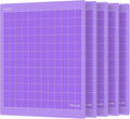 REALIKE StrongGrip Cutting Mat Compatible with Cricut Maker 3/Maker 4/Maker/Explore 3/4/Air 2/Air/One (12x12 Inch 5 Mats), Purple Strong Grip Adhesive Sticky Cutting Mats for Crafts