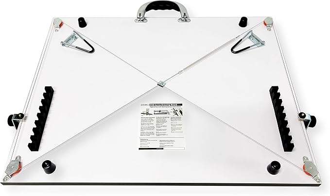 Proartek PK00015 Model PXB24 Portable Drafting Drawing Board 18" x 24"; PXB Series; Adjustable Aluminum Parallel Straightedge; Carry Handle; Architecture Tool for Students and Professionals