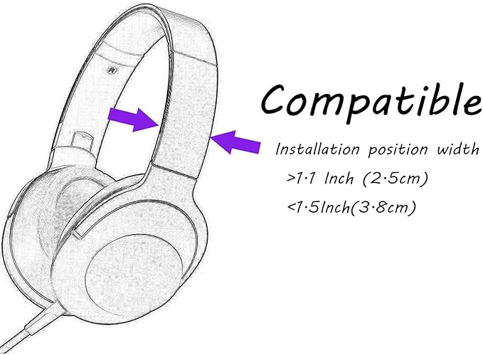 REEYEAR Cute Pink Cat Ears Fits for HypreX Cloud/Cloud Stinger/Cloud Flight Headsets, Universal Fit Lovely Kitty Adjustable Attachment Straps for Video Live Gaming Headphone,White & Pink