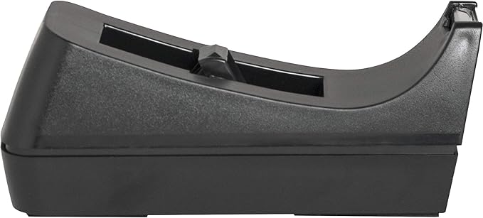 Business Source Standard Desktop Tape Dispenser, Black, 1 in (BSN32954) (Pack of 3)