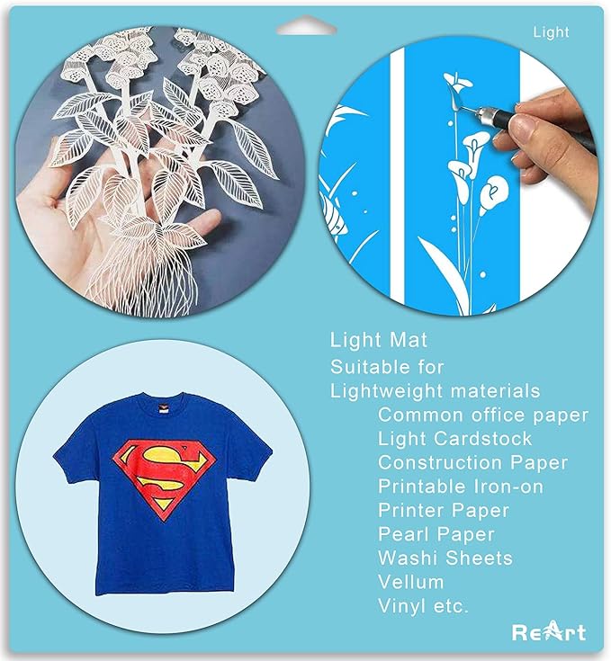 ReArt Light Grip Cutting Mat 12x12 inch 3 Pack