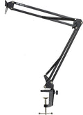 CAD Audio PM4100 PodMaster Boom Arm – Counterbalanced Spring-Loaded Broadcast Boom Arm Mic Stand with C-Clamp & ⅝″ Adapter