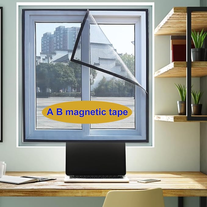 A B Paired Magnetic Tapes (20ft x 0.5inx 2 Rolls), Flexible Magnet Strips with Adhesive Backing for DIY, Crafting, and Organizational Projects.