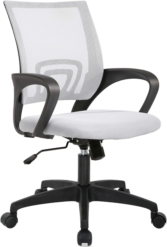 BestOffice Ergonomic Mesh Office Chair – White