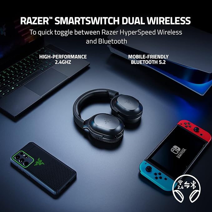Razer Barracuda X Wireless Gaming & Mobile Headset Base Station V2 Chroma Headset Stand and Holder
