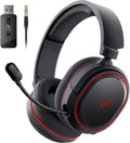 Valorise Wireless Gaming Headset, 7.1 Surround Sound, 2.4Ghz USB Gaming Headphones Bluetooth 5.4, 100-Hr Noise Canceling Mic, Wireless Headset for PC PS5 PS4 Mac Switch, ONLY Wired Mode Suit for Xbox