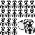 20 Pcs Fridge Magnets, Refrigerator Magnets, Small Strong Magnets, Whiteboard Magnets for Fridge, Magnetic Push Pins for Locker, Kitchen Decor and Accessories, Office, Classroom Organization