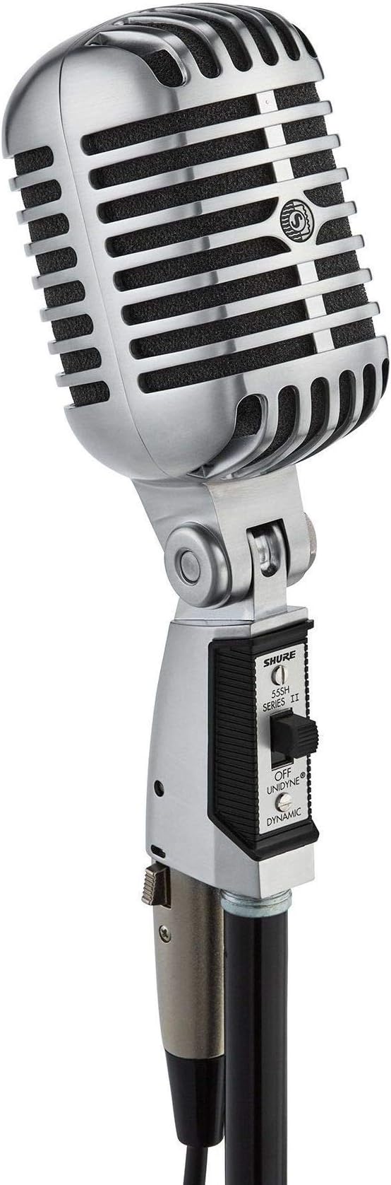 Shure 55SH Series II Iconic Microphone - Vintage Style, Rich Sound Quality, Rugged Construction, Shock-Mounted Noise Reduction for Vocals & Instruments-for Live Performances & Studio Recording