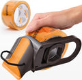 Clear Packing Tape with Dispenser (1 Roll) - Heavy Duty Tape for Packing Boxes - Packaging Tape, Shipping Tape with Dispenser, Refillable, Works w/Standard 2” Wide Tapes