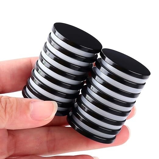 LOVIMAG Super Strong Neodymium Disc Magnets,Powerful Permanent Rare Earth Magnets with Epoxy Coating for Fridge, Scientific, Craft,Office Etc,1.26 inch x 1/8 inch,16 Pack