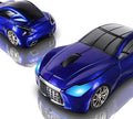 elec Space Wireless Car-Shape Mouse, Blue, 2.4GHz, 1600 DPI, USB Receiver, Cute Gaming Mouse for Kids
