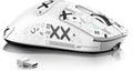 MAMBASNAKE Attack SHAKR X3MAX Wireless Gaming Mouse,PixArt PAW3950 42000 DPI,49g Ultralight Tri-Mode(BT5.4/2.4GHz/Wired), 1K Polling Rate Programmable Computer Mice for PC/MAC/Win - White&Tape