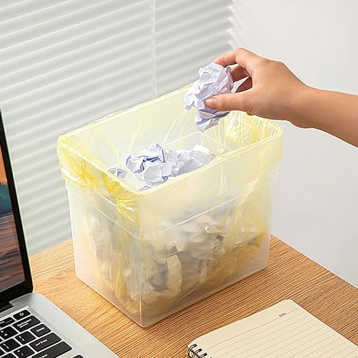 PRETYZOOM 2pcs Desktop Trash Can Slim Trash Can Lid for Bathroom Garbage Container Bin Storage Basket