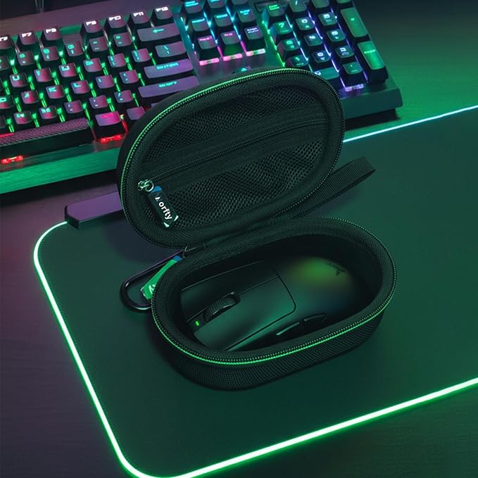 Mouse Case for Razer Viper V3 Pro/ V3 HyperSpeed/ V2 Pro for DeathAdder V4 Pro/ V3Pro/ V3/ Essential/Corsair Scimitar - Hard Protective Travel Carrying Storage Case (Black)
