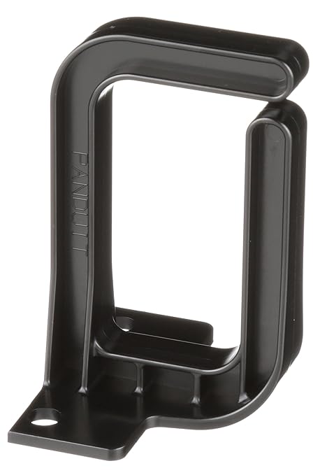 Panduit CMVDR1 Vertical Cable Management D-Ring, 1-Inch Wide, Black