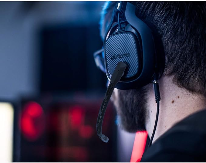 weishan A40 Mic, Microphone Replacement for Astro A40 / A40 TR Gaming Headset on PS5, PS4, Xbox One, PC, Mac, Phone, Noise Cancelling 3.5mm Black