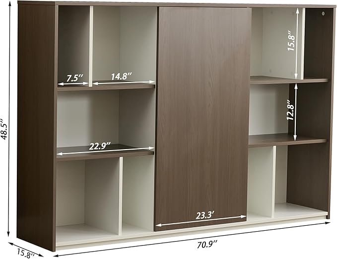 Okeysen 2-Piece L-Shaped Executive Desk Office Set with Chair and Cabinet