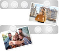 ZDZBLX Magnetic Board 2-Pack, Frameless Memo Bulletin Board Bar for Wall | Adhesive Backing Metal Magnet Board Strips for Office, Home, Kitchen | Includes 7 Strong White Magnet | Metal Magnetic Strips