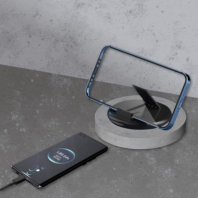 Multi Charging Adapter Cable Kit, Sim Card Conversion Set, USB C to Micro Adapter and Phone Holder for Traveling