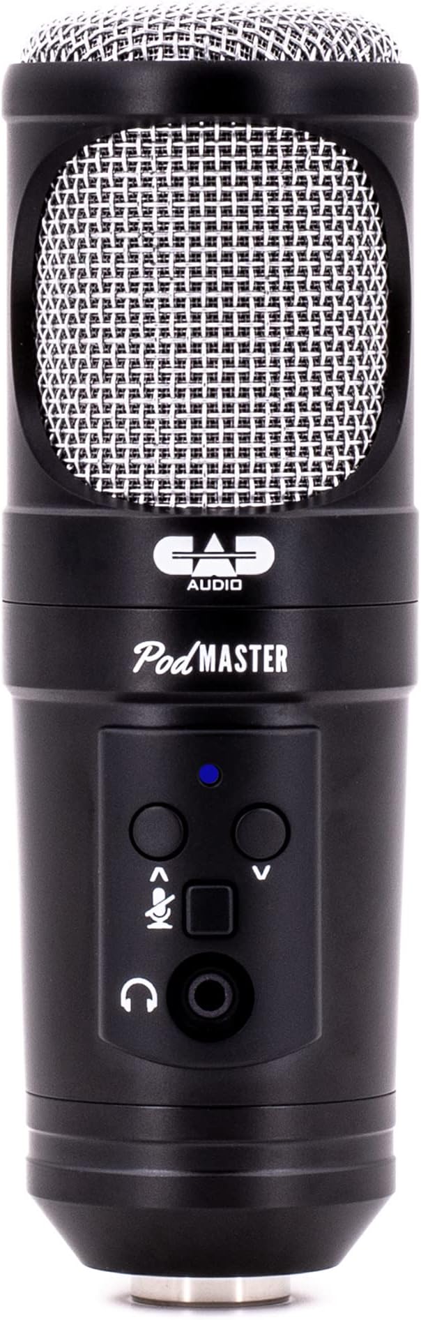 CAD PM1300 PodMaster™ SuperD usb Professional Broadcast / Podcasting Microphone with SuperD VOG Dynamic Capsule, supplied with Broadcast Boom Mic Stand, Black