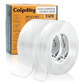 Double Sided Tape Heavy Duty for Wall Decor No Damage to Paint,Clear Removable Mounting Tape,Nano Two Sided Adhesive Tape,Picture Hanging Strips for Posters,Stickers -2Rolls(1.18in*6.5FT+0.39in*6.5FT)