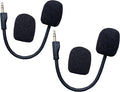 TNE 2 Pack Replacement Game Mic for Logitech G Pro X | 2X Detachable Microphone Boom for Logitech G Pro and G X PS4 PS5 Xbox One PC Gaming Headsets 3.5mm Jack Noise Cancelling