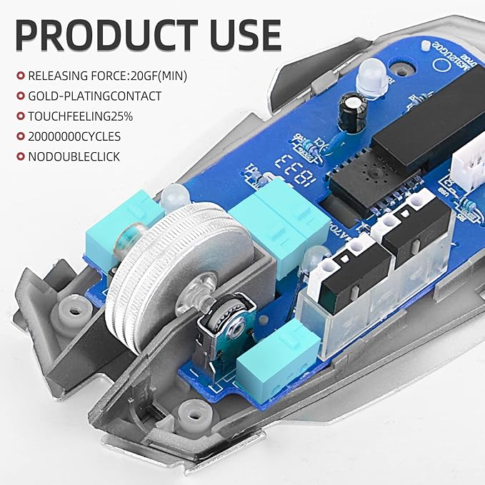 Blue Kailh GM 2.0 Mouse Switch for Gaming Mouse 10Pcs