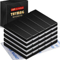 TRYMAG 25 Pack Super Strong Neodymium Magnets, Heavy Duty Rare Earth Magnets with Double-Sided Adhesive, Powerful Bar Magnetic Strips for Fridge, DIY, Craft, Science - 40x10x5mm