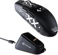 ATTACK SHARK G3 Pro Wireless Gaming Mouse with Magnetic Charging Dock,PixArt PAW3311 Gaming Sensor,BT/2.4G Wireless/Wired Gaming Mouse,25000 DPI,59g Superlight Gamer Mice for PC/Win/PS/Mac(Black)