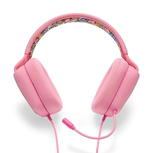 PowerA Wired Stereo Headset for Nintendo Switch and Switch 2 - Kirby Mouthful, 3.5 mm, Wired, Stereo, Officially Licensed