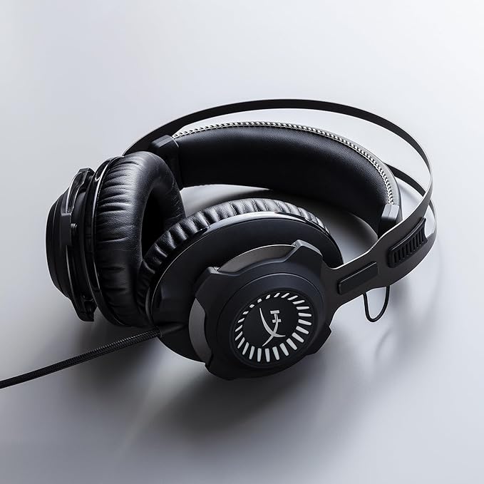 HyperX Cloud Revolver - Gaming Headset with HyperX 7.1 Surround Sound, Signature Memory Foam, Premium Leatherette, Steel Frame, Detachable Noise-Cancellation Microphone