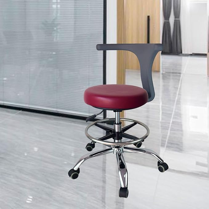 Generic Rotating Footrest Ring for Office Chairs, Spare Parts Made of Stainless Steel, Circle for Office Desk Chair, 35cm