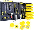 WallPeg 24" x 48" Pegboard Wall Organizer - Kit (PK-312-B) Peg Board Organizer Accessories for Garage pegboard Storage, Tool & Craft Organization with Pegboard. Hooks, and Peg Board Bins