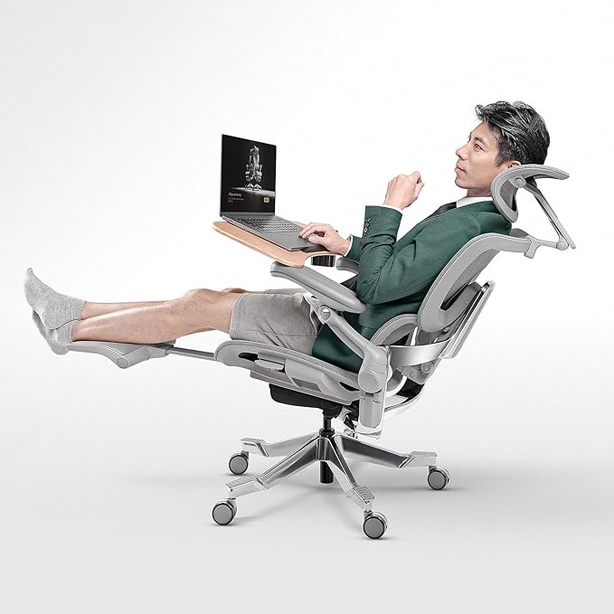 Hinomi H2 Pro Footrest for Office Chair - Ergonomic Adjustable Foot Rest with Memory Foam, Anti-Slip Base, Compatible with Hinomi Chair Model X1/X2, Premium Foot Support Accessories (Black)